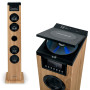 Tour de son Thomson DS122CD - 60W - Multimedia Bluetooth, Lecteur CD, télécommande, AUX IN, RADIO FM - Bois/Noir