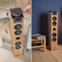 Tour de son Thomson DS122CD - 60W - Multimedia Bluetooth, Lecteur CD, télécommande, AUX IN, RADIO FM - Bois/Noir