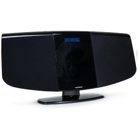 THOMSON Micro-chaîne MIC400BT Bluetooth 5.3 Radio FM 30W Réveil Vintage Noir CD USB AUX Télécommande