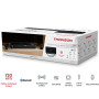 THOMSON SB60BTS 120W Bluetooth 2.1 Soundbar mit kabellosem Subwoofer Schwarz