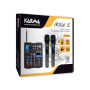 KARMA MXW 5 - Table de mixage audio 5 canaux avec 2 microphones sans fil VHF, Bluetooth et DSP 16 effets