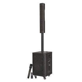 Colonne Karaoké professionnel karma band sl  autonome 400W USB bluetooth micro sans fil télécommande