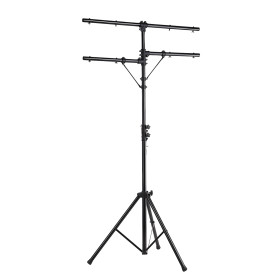 Support d'Éclairage TL-302-P pour DJ, jeux de Lumières avec Hauteur Réglable, Bras Multiples, Base Robuste & Stable