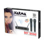 Double microphones sans fil UHF  Karma SET-5002 volumes réglables, karaoké, conférence, animation