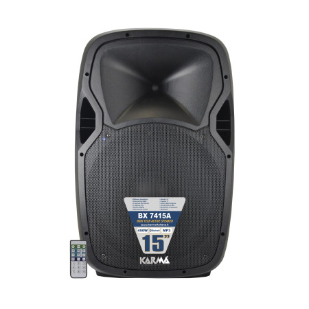 Enceinte active BX-7415-A multi entrées équaliseur 5 canaux , 15 pouces Bluetooth USB  télécommande