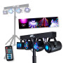 Jeux de lumières Pur Light EUPHORIA : Portique + 4 effets lumière PAR/ASTRO/BEAM/DERBY + Télécommande - DMX