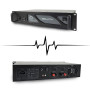 Pack Sono DJ BM SONIC Amplificateur 2000W, Paire d'Enceintes BMS12 2x600W, Câbles, table de mixage 2 micros sans fils