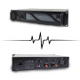 Pack Sono DJ BM SONIC Amplificateur 1000W, Paire d'Enceintes 8 pouces , Câbles, table de mixage 2 micro sans fils ,BT /USB
