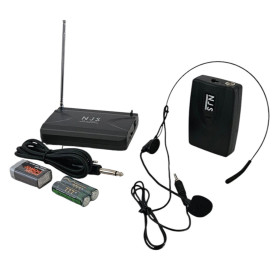 Système de microphone radio à bande NJS NJS220 VHF, 174,1 MHz