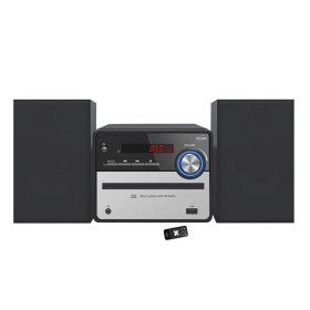INOVALLEY Chaîne HiFi Bluetooth 5.0 Lecteur CD MP3 USB FM 2x25W Noir CH37-BTH