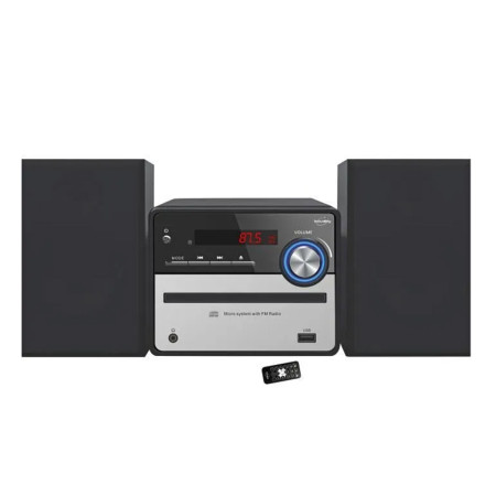 INOVALLEY Chaîne HiFi Bluetooth 5.0 Lecteur CD MP3 USB FM 2x25W Noir CH37-BTH