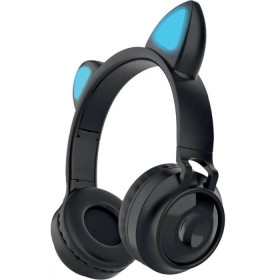 INOVALLEY CAQ42 Casque Audio Bluetooth  cosplay Enfant Arceau Lumineux Noir