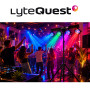 Pack Portique Jeux de lumières LyteQuest PACK-EOS PAR ASTRO DMX 18 Programmes Télécommande 2 Sacs de transport