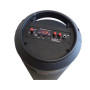 inovalley Enceinte Bluetooth sans fil 450W karaoké USB tuner FM LED noir KA03-XXL