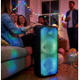 Enceinte Karaoké Lumineuse - Inovalley - Ka25-fire - Bluetooth V5.0 - 64 Cm - 850 W - Noir- USB - télécommande