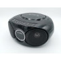 Boombox R204 Radio CD MP3, Bluetooth, USB, radio FM Noir avec poignée portable secteur ou piles