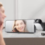 INOVALLEY RP-10-PROJ Réveil Projecteur Miroir LED Multicolore Noir Affichage Plafond Température Snooze