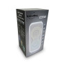 INOVALLEY Enceinte Bluetooth 400W Blanc LED RGB Karaoké TWS Radio FM Batterie Rechargeable KA-08