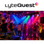 Pack Portique Jeux de lumières LyteQuest PACK-EOS PAR ASTRO DMX 18 Programmes Télécommande 2 Sacs de transport