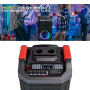 AIWA KBTUS-710-MKII Enceinte Karaoké Portable 700W Bluetooth 5.0 TWS 2 Micros VHF Sans Fil Batterie LED RGB