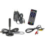 TV-110-DVD Téléviseur LCD 15,4 pouces Lecteur DVD intégré TNT HDMI USB SD Noir