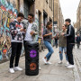 Ibiza PLUTON Enceinte Bluetooth Batterie 300W TWS Micro USB FM Effets Led