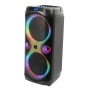 Ibiza COLUMBA-KARAOKE  2x8" 1000W Bluetooth USB Micro SD FM TWS Micro Filaire Télécommande LED