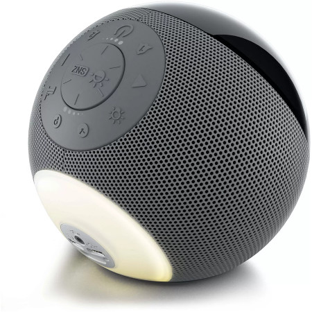 MUSE M-197BT Bluetooth-wekkerradio met NFC, 5 W, dubbele wekfunctie, USB-C en sfeerverlichting, zwart
