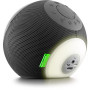 MUSE M-197BT Radio-despertador Bluetooth NFC 5 W con doble alarma, USB-C y luz ambiental, negro