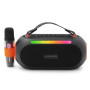 COSMO80 Enceinte Bluetooth 80W Karaoké Portable Noir LED IPX4 Micro Sans Fil Batterie