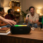 COSMO80 Enceinte Bluetooth 80W Karaoké Portable Noir LED IPX4 Micro Sans Fil Batterie
