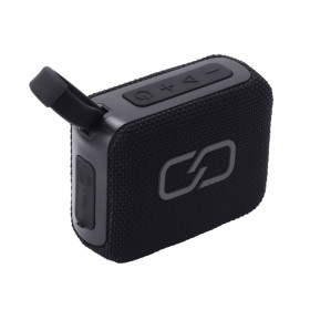 LEDWOOD XS40 Bluetooth 5.3-luidspreker, zwart, 5 W, TWS, IPX4, draagbaar, Micro SD, batterijduur 16 uur