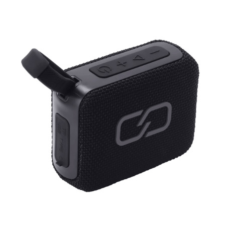 LEDWOOD XS40 Altavoz Bluetooth 5.3 Negro 5 W TWS IPX4 Portátil Micro SD Autonomía de 16 h