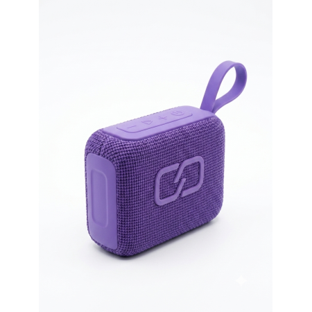 LEDWOOD XS40 Enceinte Bluetooth 5.3 Violette 5W TWS IPX4 Portable Micro SD Autonomie 16h