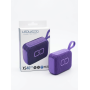 LEDWOOD XS40 Enceinte Bluetooth 5.3 Violette 5W TWS IPX4 Portable Micro SD Autonomie 16h