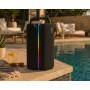 DROP500 grosse Enceinte Bluetooth 500W puissante Son 360° LED Multicolore IPX4 TWS Autonomie 7h