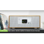 MUSE M-695-DBTW Enceinte Bluetooth Salon 60W CD DAB+ FM NFC USB 32Go Blanc