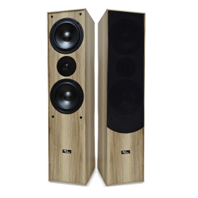 Evidence Acoustics EA700-WOOD - Paar hifi-/home cinema-kolomluidsprekers - 3-weg bassreflex - 2x500 W PMPO - Licht eiken