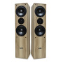 Evidence Acoustics EA700-WOOD – Paar HiFi-/Heimkino-Standlautsprecher – 3-Wege-Bassreflex – 2 × 500 W PMPO – helle Eiche