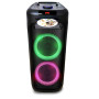 INOVALLEY MS06-CD-XXL Draagbare luidspreker met verlichting, 1000 W, CD-speler, Bluetooth 5.0, karaoke, FM-radio, USB
