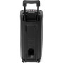 Pack de 2 altavoces activos de 1200 W con luces, para karaoke, 2x8", Bluetooth, USB, TWS, baterías integradas, para fiestas