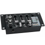 HQ Power PROMIX50U Mixer MP3 stereo a 2 canali, 2 ingressi microfonici e 1 ingresso USB, impianto audio per DJ