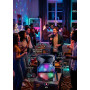 Enceinte amplifiée 600W PMPO Karma DEEP-12 avec microphone sans fil VHF USB Bluetooth TWS, Enregistrement, Boomer LED RVB