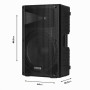 Ibiza Sound XTK15A-MKII Enceinte SONO Active 15"/38cm Tweeter 25mm Bass Reflex USB SD Bluetooth TWS