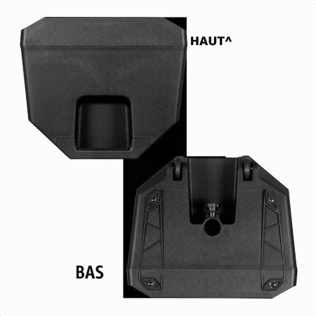 Ibiza Sound XTK15A-MKII Enceinte SONO Active 15"/38cm Tweeter 25mm Bass Reflex USB SD Bluetooth TWS