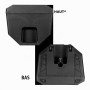 Ibiza Sound XTK15A-MKII Enceinte SONO Active 15"/38cm Tweeter 25mm Bass Reflex USB SD Bluetooth TWS