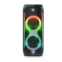 MUSE M-1957-DJ Altoparlante autonomo Bluetooth da festa 800 W con batteria e luci RGB multicolori, microfono con cavo, nero