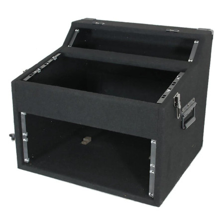 Ibiza Sound FC254 Flight Case Rack 19 pouces 3 compartiments 2U 5U 4U DJ Noir