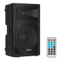 Ibiza Sound XTK15A-MKII Enceinte SONO Active 15"/38cm Tweeter 25mm Bass Reflex USB SD Bluetooth TWS