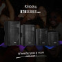 Ibiza Sound XTK15A-MKII Enceinte SONO Active 15"/38cm Tweeter 25mm Bass Reflex USB SD Bluetooth TWS